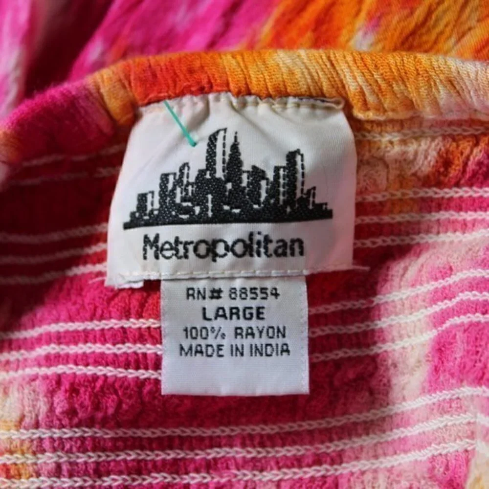 Metropolitan dress Large tie-dye Metropolitan  dress